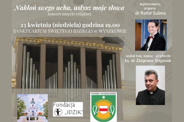 Ikona do artykułu: Koncert muzyki organowej w Sanktuarium św. Idziego w Wyszkowie