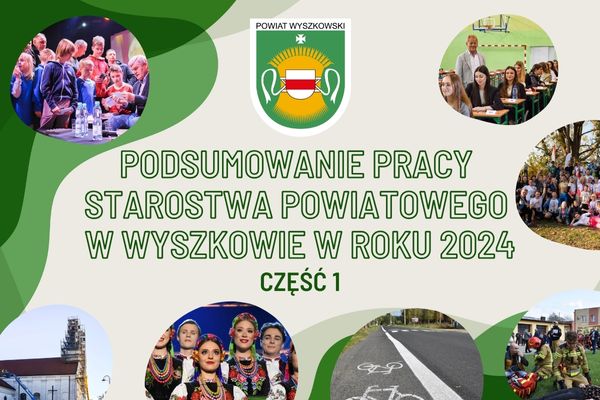 Ikona do artykułu: Podsumowanie pracy Starostwa Powiatowego w Wyszkowie w roku 2024