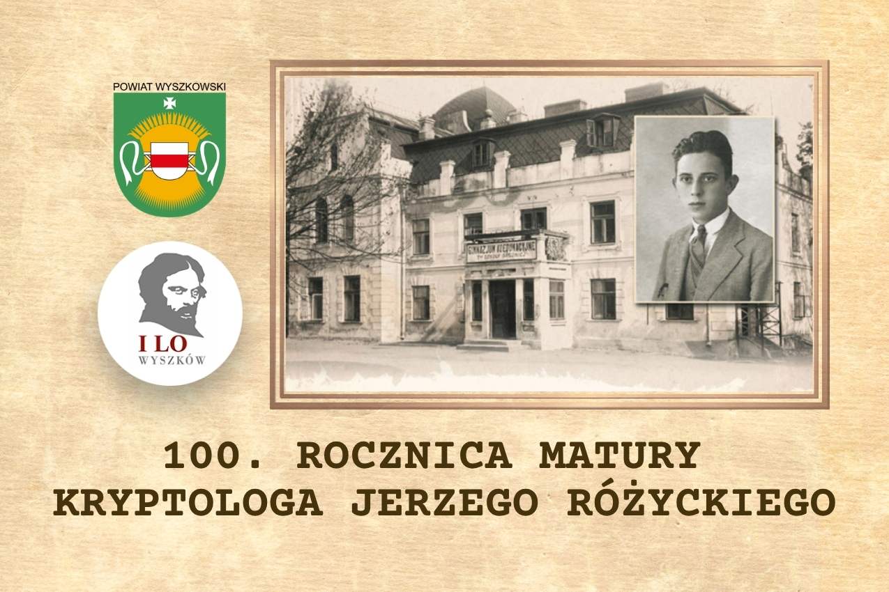 Ikona do artykułu: 100. rocznica matury kryptologa Jerzego Różyckiego